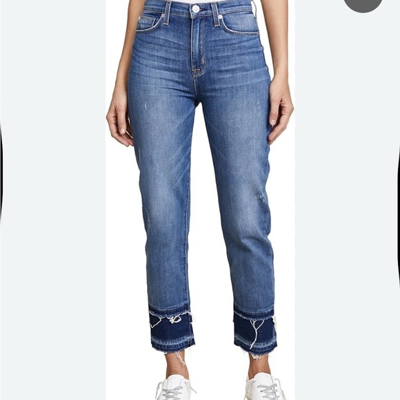 Hudson frayed cropped jeans. Size 28 - Picture 3 of 9